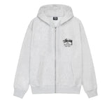 Stussy Stock DSM New York Heather Grey Zip Up