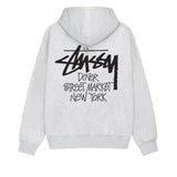 Stussy Stock DSM New York Heather Grey Zip Up