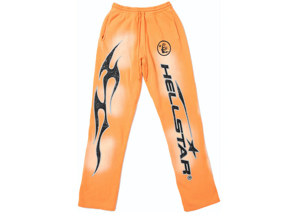 Hellstar Orange Flare Sweatpants