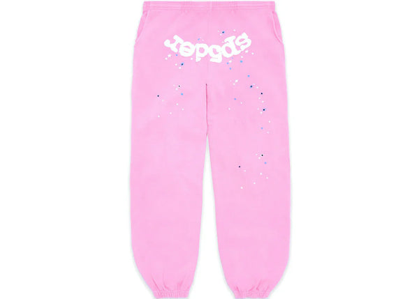 Sp5der Websuit Pink Sweatpants
