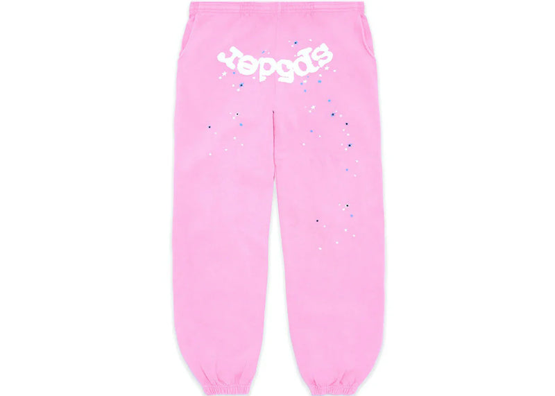 Sp5der Websuit Pink Sweatpants