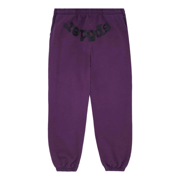 Sp5der Websuit Purple Sweatpants