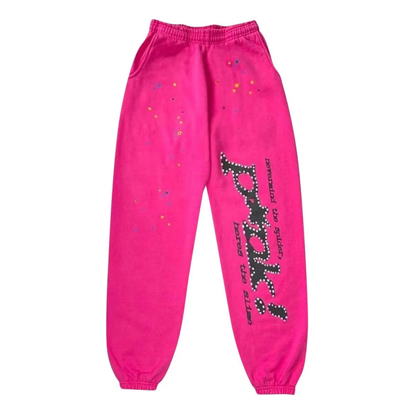 Sp5der P*nk Pink Sweatpants