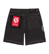 Godspeed Patchwork Denim V2 Black Shorts