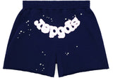 Sp5der OG Web Logo Navy Shorts