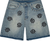 Godspeed Infinity Denim Blue Shorts