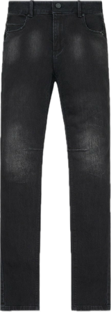 RTA Bryant Black Faded Distressed Jeans