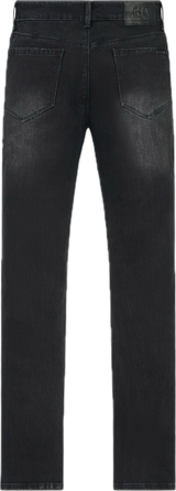 RTA Bryant Black Faded Distressed Jeans