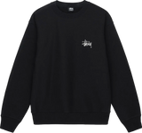 Stussy Basic Black Crewneck