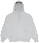 Supreme Satin Applique Heather Grey Hoodie