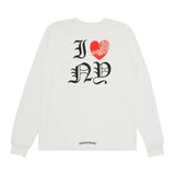 Chrome Hearts I Love NY White L/S Tee