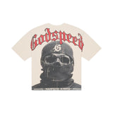 Godspeed Balaclava Szn Bone/Red Tee