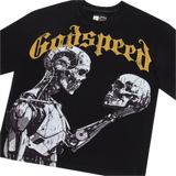 Godspeed Mankind vs AI Black/Yellow Tee