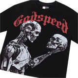 Godspeed Mankind vs AI Black/Red Tee