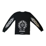 Chrome Hearts Miami Horseshoe Black L/S Tee