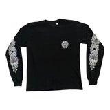 Chrome Hearts Miami Horseshoe Black L/S Tee