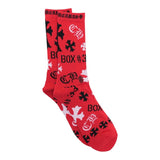 Chrome Hearts Stencil Red/Red Socks