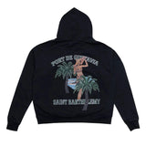 Rhude Port De Gustavia Black Hoodie