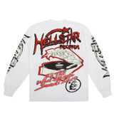 Hellstar Records White L/S Tee