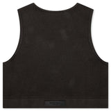 Essentials SS23 Off Black Rib Tank Top