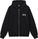 Stussy Burning Stock Black Zip Up