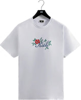 Kith Script Needlepoint White Tee