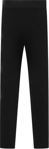 Essentials SS23 Jet Black Rib Leggings