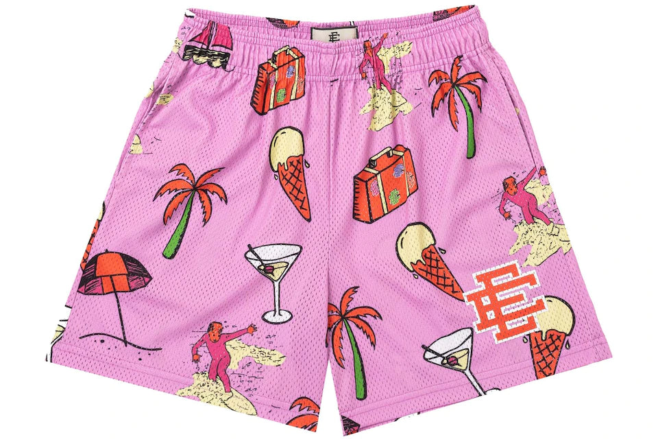 Eric emanuel chainlink Shorts pink new deals M