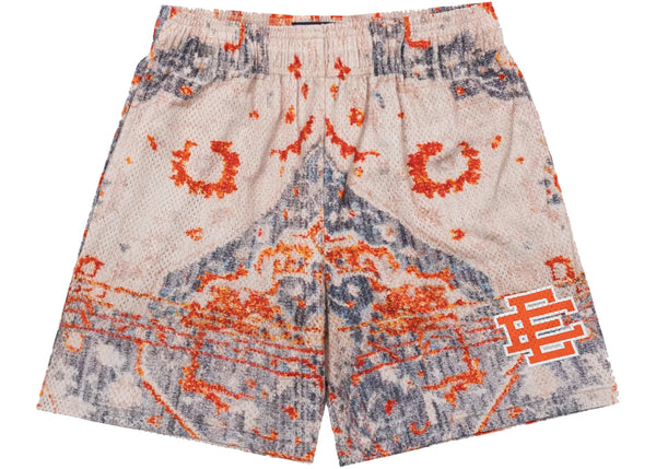 Eric Emanuel Orange Rug Shorts