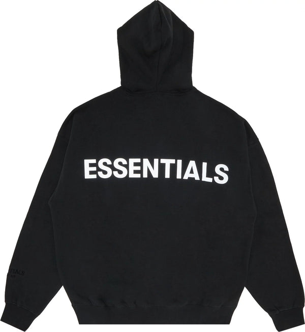 Essentials 3M Black Hoodie