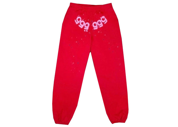 Sp5der 555 Red Sweatpants