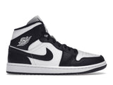 Split White Black Jordan 1 Mid