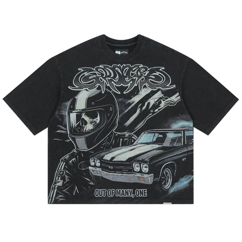 Godspeed American Muscle Black Tee