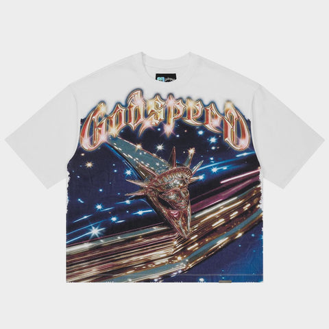 Godspeed Liberty Cruiser White Tee