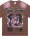 Triple Sevens All Star Football Brown Tee