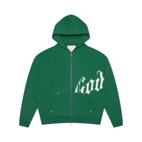 Godspeed OG Logo V2 Green Zip Up