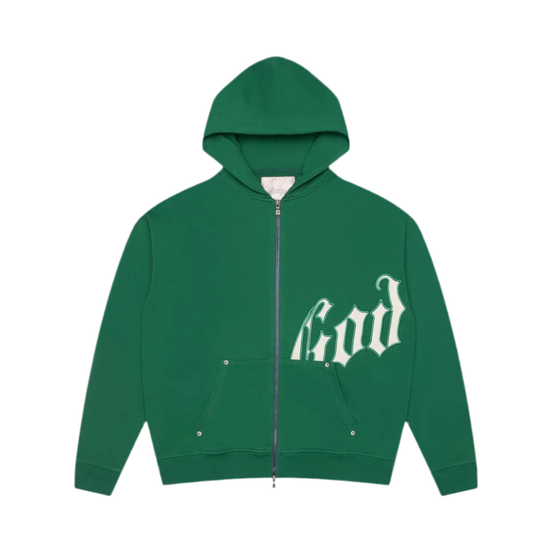 Godspeed OG Logo V2 Green Zip Up