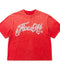 Floor 914 Logo Rhinestone Red Tee