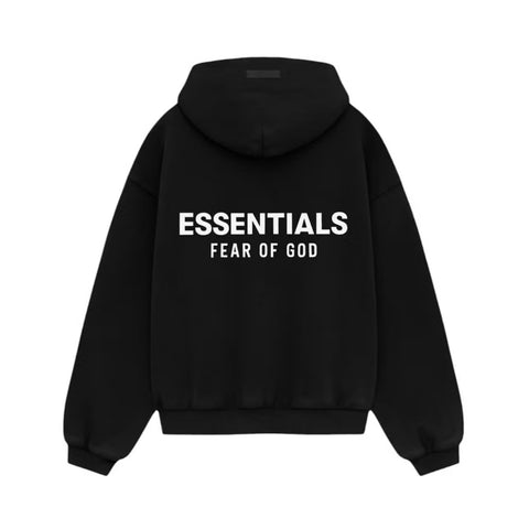 Essentials Kids FW24 Black Hoodie
