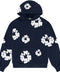Denim Tears Cotton Wreath Navy Zip Up