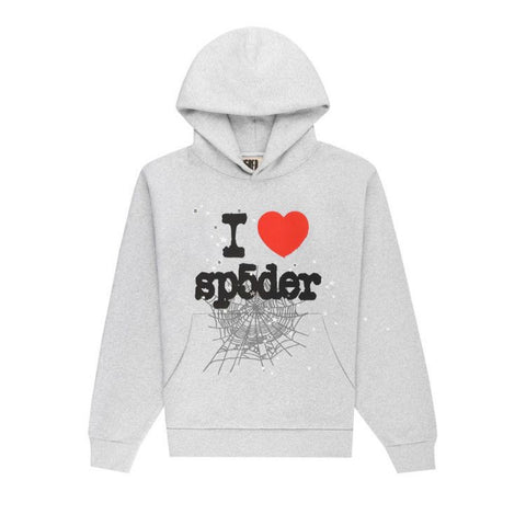 Sp5der Souvenir Grey Hoodie