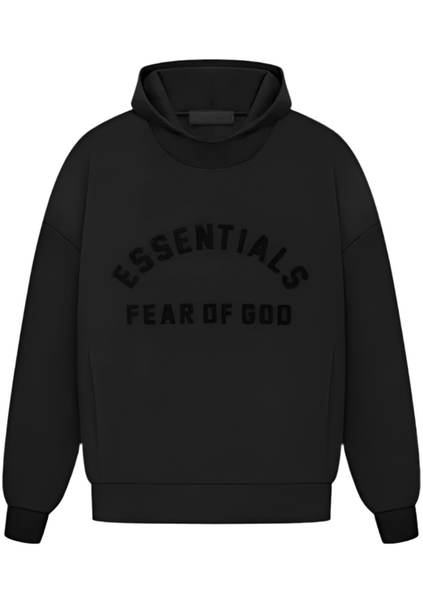 Essentials SS23 Black Hoodie