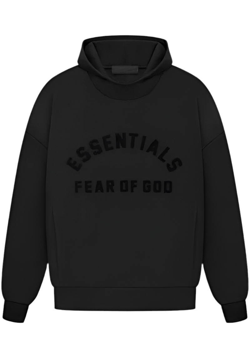 Essentials SS23 Black Hoodie