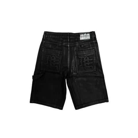 Mixed Emotion Worker Wax Black Shorts
