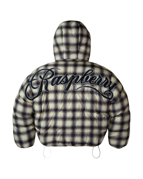 GV Gallery Raspberry Plaid Puffer