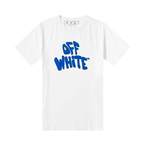 Off-White 70's Type Logo White Tee