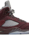 Burgundy Jordan 5