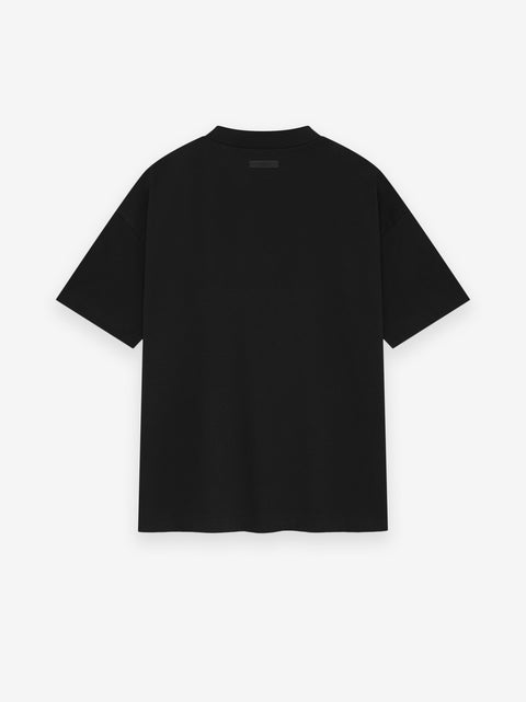 Essentials SS26 Classic Vintage Black Tee