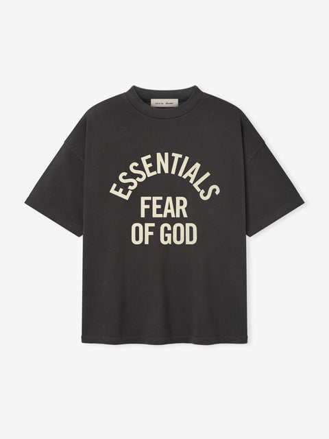 Essentials SS26 Campus 90s Faded Black Tee