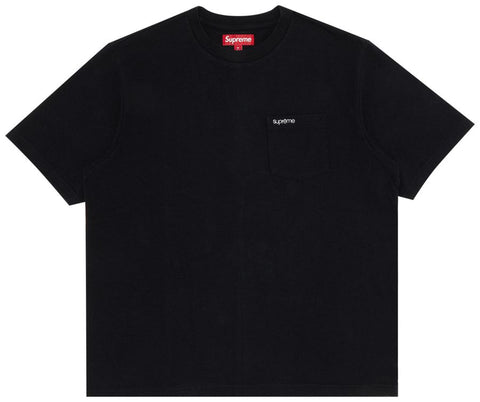 Supreme S/S Pocket Black Tee